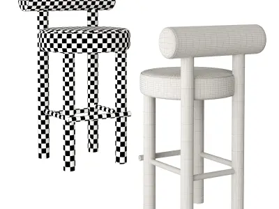 Bar Chair Gropius CS2 Free 3D model