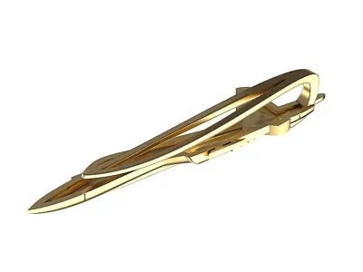 Airplane Tie Clip 3D print model