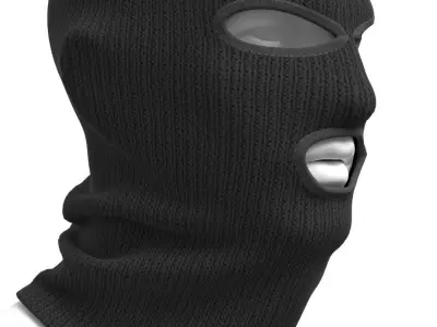 Balaclava - Marvelous Designer  3D model