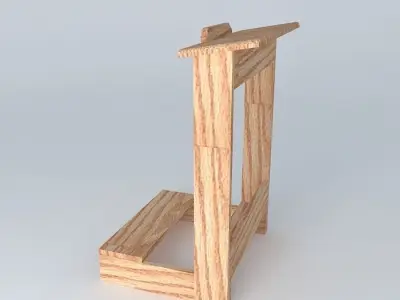 Prayer Kneeler Free 3D model
