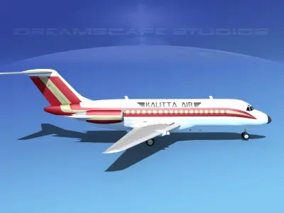 Douglas DC-9-15 Kallitta 3D model