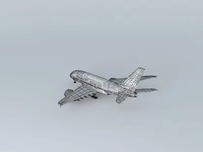 Airbus A370  Free 3D model