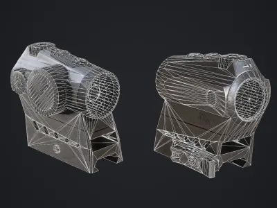RDS Sig Sauer Romeo 4 Low-poly 3D model