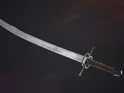 Swords Low-poly 3D model