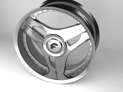 Forgiato 713-2 Wheels 3D model