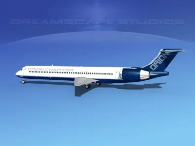 McDonnell Douglas MD83 Orion Charter 3D model