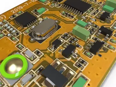 Circuit board 3D model