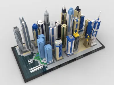 Dubai Marina  3D model