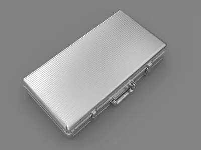 Poker Case 3D Model 3D model