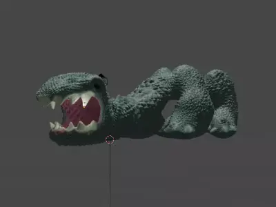 titan snake model Free 3D model