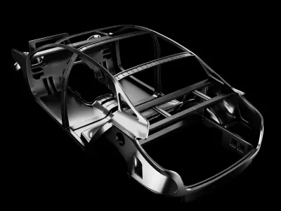Car Frame Vray Ready 3d model 3D model