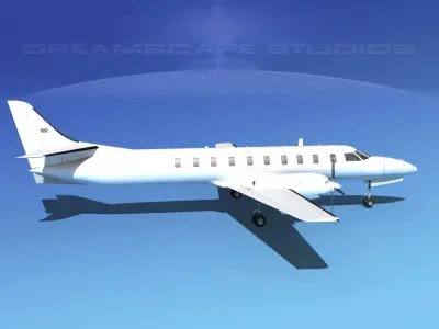 Swearingen SA226 Unmarked 2 3D model