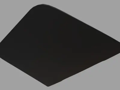 Car Bonnet Mercedes AMG G 63 Low-poly 3D model