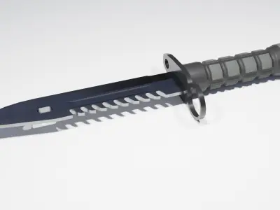 M9 Bayonet Free low-poly 3D model