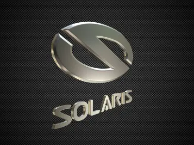 solaris logo 3D model