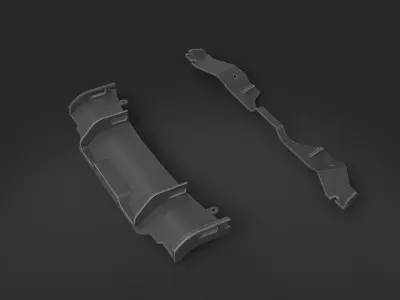 spoiler diffuser tuning auto moto 3D model