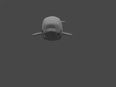 BELUGA WHALE  Low-poly 3D model