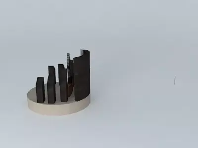 Juarez Monument 3D model