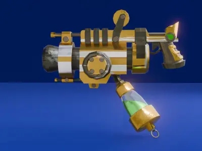 Arma Quimica Low-poly 3D model