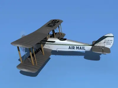 Airco DH-4 V05 US Air Mail 3D model