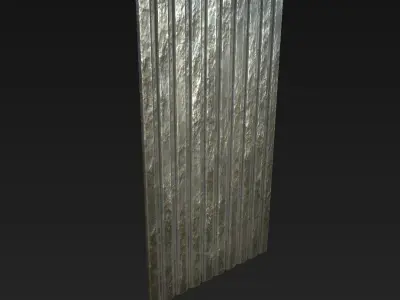 Metal Plates Free low-poly 3D model