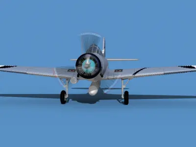 Douglas TBD-1 Devestator V13 3D model