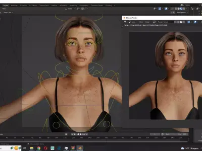 Sweet Girl Free 3D model