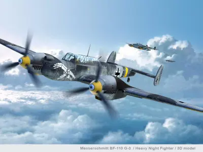 Messerschmitt Bf 110G-3 3D model