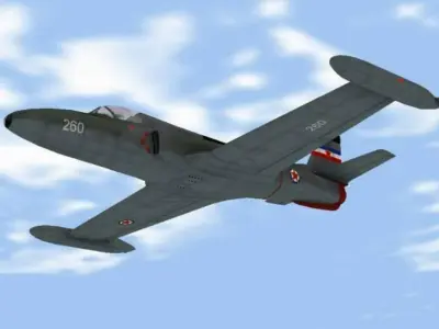 J21 Jasteb Low-poly 3D model