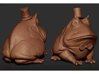 Dapper Frog 3D print model