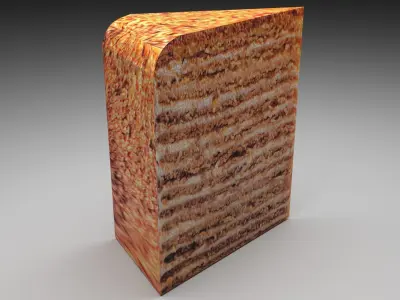 Medovik Cake 3D model