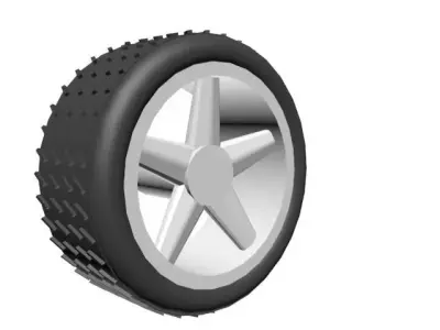 wheel 3D model