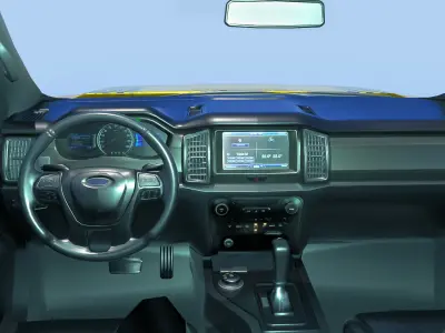 High-Poly 3D Taxi Model - Detailed for Professionals 3D model