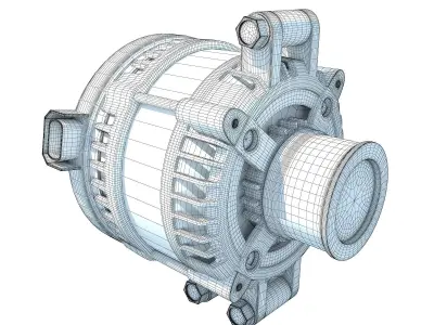 Alternator electric motor 3D model