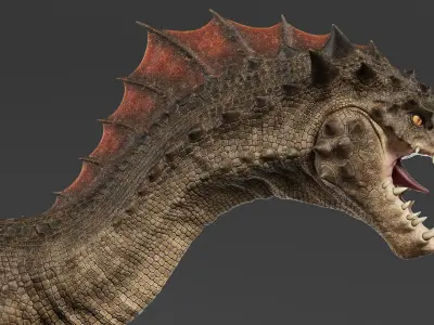 Dragon No Rig 3D model