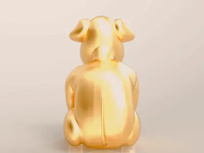 DOG PENDANT 3D model