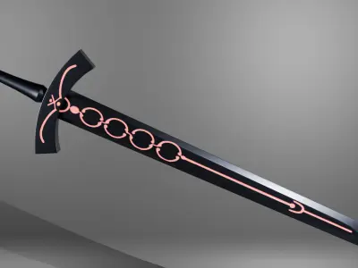 Fate-Weapon 3D model