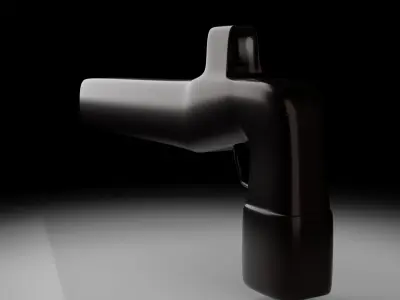 Futuristic Gun Free low-poly 3D model