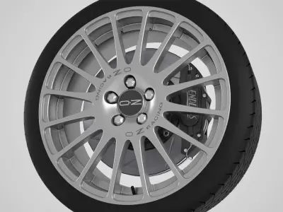 Oz Racing Turismo Rim 3D model
