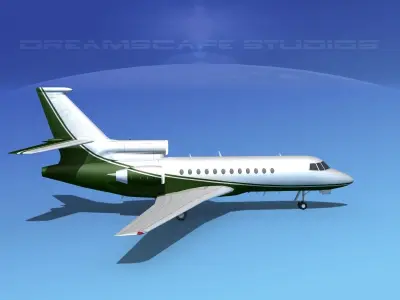 Dassault Falcon 900 V09 3D model