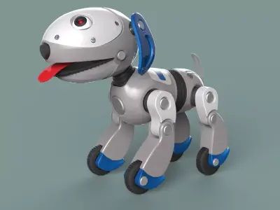 Robot Dog 3d model 3D model