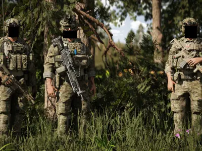 GAME READY RIGGED WESTERN SPECIAL OPERATIONS CHARACTER V2 Low-poly 3D model