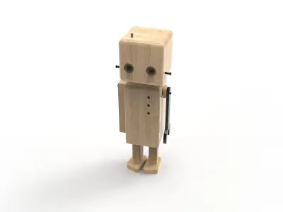 TOY ROBOT 02 3D print model