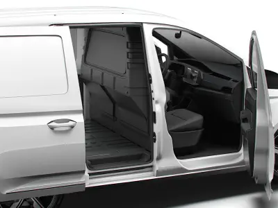 VW Caddy Cargo SWB Valve HQ Interior 2025 3D model