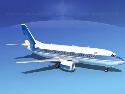 Boeing 737-300 Corporate 3D model