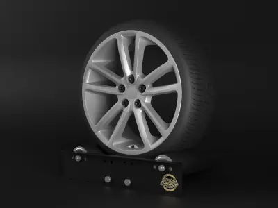 Holden Supersport Rims Low-poly 3D model