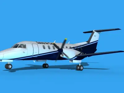 Embraer EMB120 Dakota Air 3D model