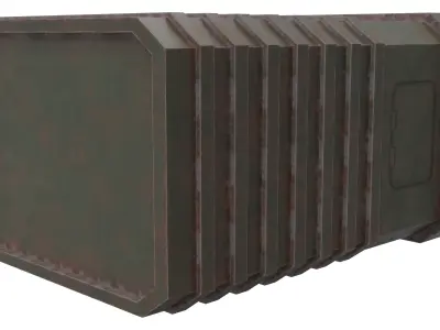 Military Device 01 - Low Poly Game Ready Low-poly 3D model