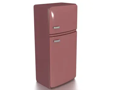 Fridge refrigerator Free low-poly 3D model buy