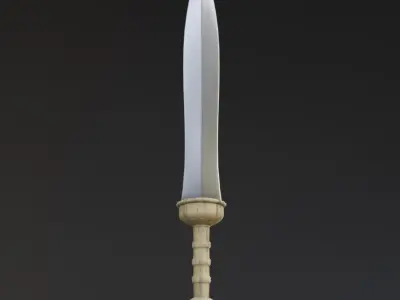 Gladiator Sword Low-poly 3D model